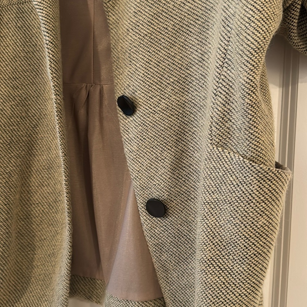 Trendy LUSH Quarter Sleeve Tweed-like Jacket Small - Picture 5 of 11